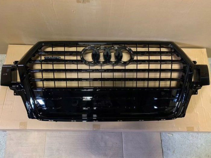 Audi Q7 4M 2015+ Front Grill, Singleframe Grill, SQ7 Black Quattro Style
